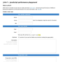 jsPerf: JavaScript performance playground