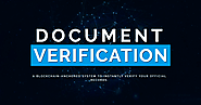 Blockchain & Document Verification | Blockchain Expert