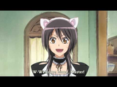 Kaichou wa Maid-sama cat ears scene