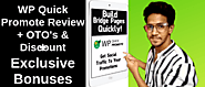 WP Quick Promote Review | Demo | Exclusive Bonus