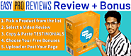 Easy Pro Reviews Review | OTO’s + Demo | Top Exclusive Bonus