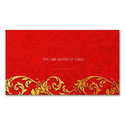 Vintage Red Asian Swirl Wedding Placecards