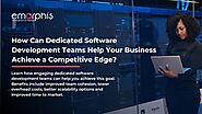 iframely: How Can Dedicated Software Development Teams Help Your Business Achieve a Competitive Edge?