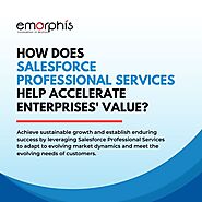 How does Salesforce Professional Services help accelerate enterprises’ value?
