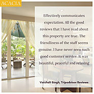 Luxury Beach Hotel Goa - The Acacia Hotel
