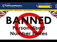 Banned Personalised number plates