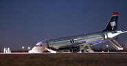 Jet blows tire, skids to stop at Philadelphia International Airport