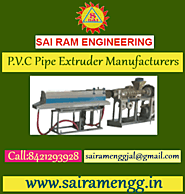 P.V.C Pipe Extruder | PVC Pipe Extrusion Machine | Manufacturer & Exporter