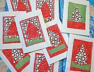 Christmas Card Sewing