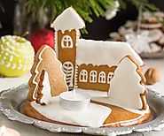 Gingerbread Christmas Candle Holder