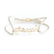 Bracelet 14 carats goldfilled personalized Handmade Atelier Paulin Jewelry