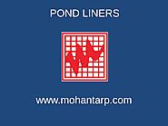 Pond Liner & its application