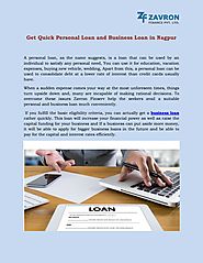 Get Quick Personal Loan and Business Loan in Nagpur by zavronf - Issuu