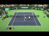 Roger Federer Hits Indian Wells Hot Shot