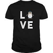 Cute I Love Penguins - Humor T-Shirt | NexusTees