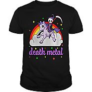 Death Metal Rocker Unicorn - Humor T-Shirt | NexusTees