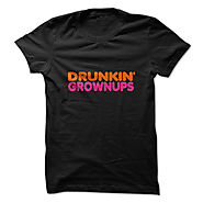 Drunkin Grownups - Drinking T-Shirt | NexusTees