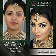 Bridal Makeup in Udaipur Champion Salon & Spa