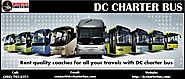 Rent quality coaches for all your travels with DC charter bus