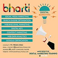 Most Effective Digital Marketing training institute Indore – Bharti Solutions