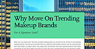 Why Move On Trending Makeup Brands | Smore Newsletters
