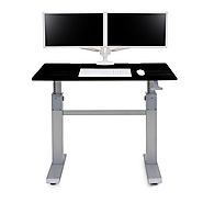 Height Adjustable Standing Desk Monitor Riser
