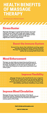 Health Benefits Of Massage Therapy