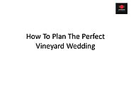How to Plan the Perfect Vineyard Wedding |authorSTREAM