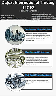 High Quality Building Fasteners and Nut Bolt Manufacture