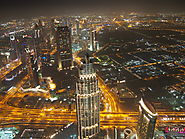 night Dubai - view from Burj Khalifa!
