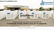 Get Best Generator Companies - Jubaili Bros