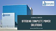 Generator Manufacturing Companies in UAE- Jubaili Bros