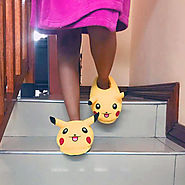 Pikachu Slippers For Adults and Kids - Cute Comfy Slippers - Geek Gifts