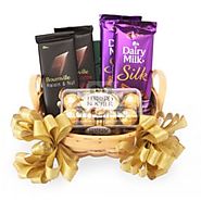 Send Feast of Chocolates Hamper Same Day Delivery - OyeGifts