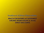 Get Amazing Deals on Ticket-Booking at Southwest Airlines Reservations