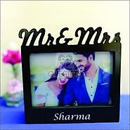 Mr & Mrs Photo Frame Lamp
