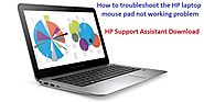 How to troubleshoot the HP laptop mouse pad not working problem