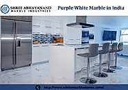 Purple White Marble in India Supplier and Dealer of Marble Granite