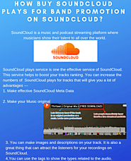How to Buy SoundCloud Plays for Increase your Audience Instantly?