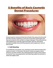 5 Advantages of Cosmetic Dental Procedures