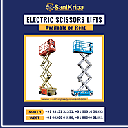Get Electric Scissors Lifts on Rent from... - SantKripa Equipment | Facebook