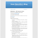 Sean Banville's Blog