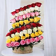 Decorated Layer Mix Roses