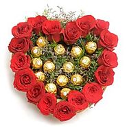 Send Heart Shape Love Online Same Day Delivery - OyeGifts.com