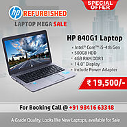 Website at https://chennai.locanto.net/ID_3304515532/HP-Refurbished-Laptop-Sale-Best-Price-HP-840G1-Laptop.html