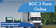What are FMCSA Process Agent,Truckers BOC 3 and BOC 3 forms?