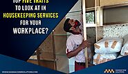 Housekeeping services in Delhi NCR can be booked online as well