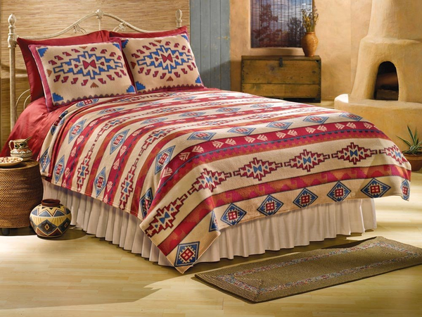 Best Southwestern Bedding Sets A Listly List   Southwest Fleece 600px 