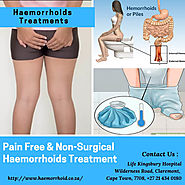 Pain free and non-surgical haemorrhoids treatment in South Africa.
