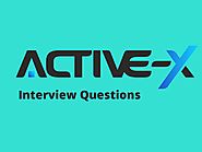Activex Interview questions 2019 - Online Interview Questions